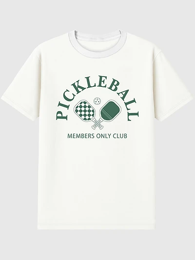 Pickleball Members Only Graphic T-Shirt