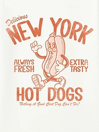 New York Distressed Graphic T-Shirt