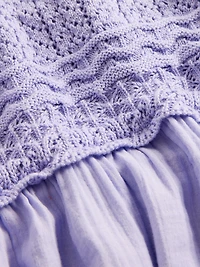 Kids Racerback Crochet Tank Dress