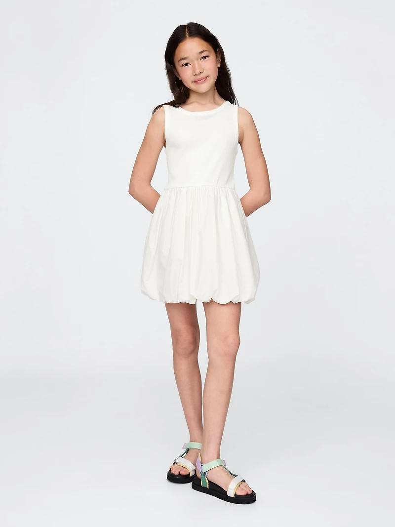 Kids Mixed Media Bubble Dress
