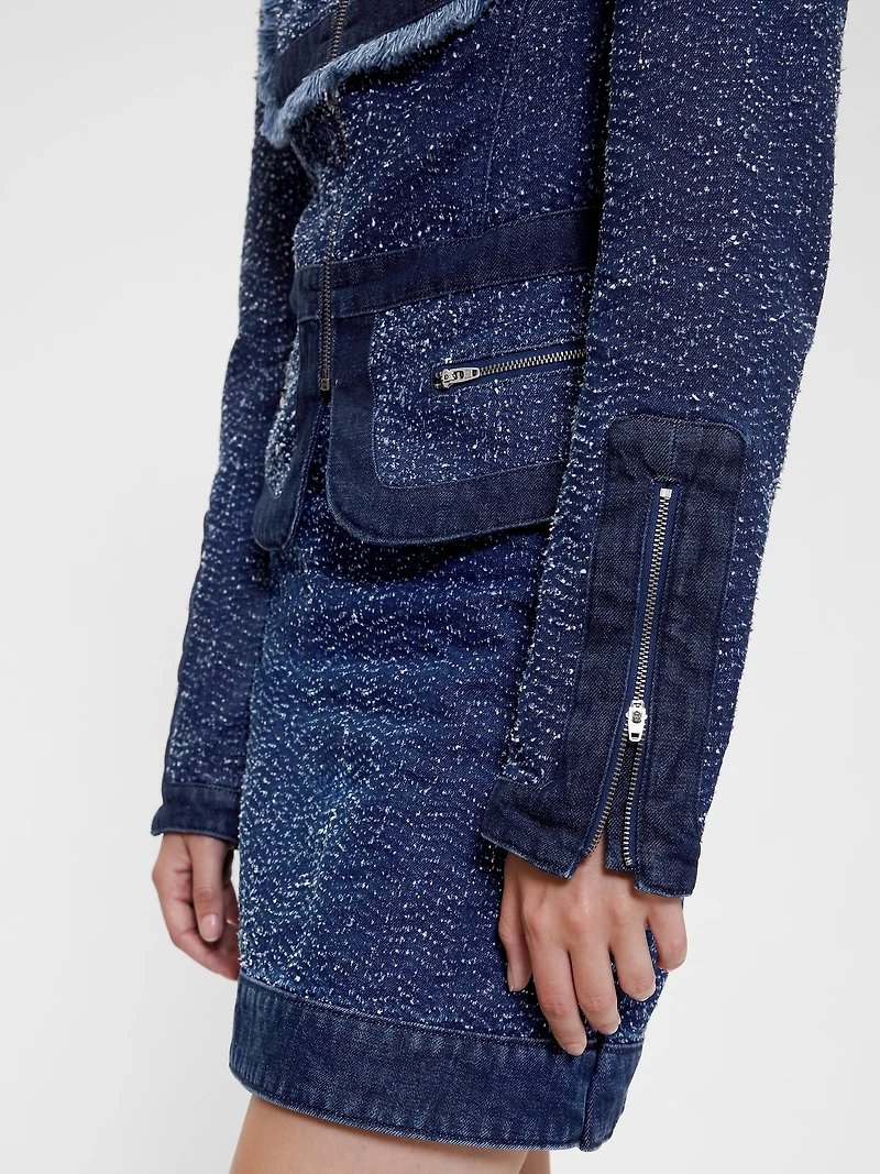 GapStudio Denim Tweed Mini Skirt