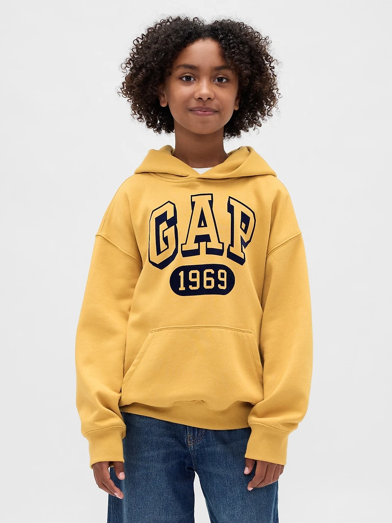 Kids VintageSoft Logo Hoodie