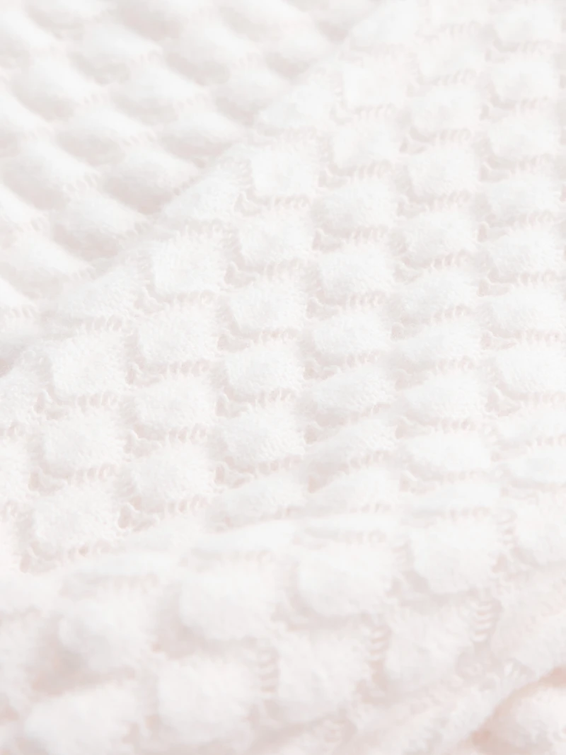 CashSoft Stretch Pointelle Cardigan