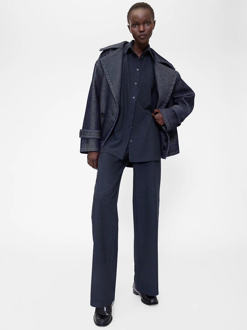 GapStudio Denim Cocoon Coat