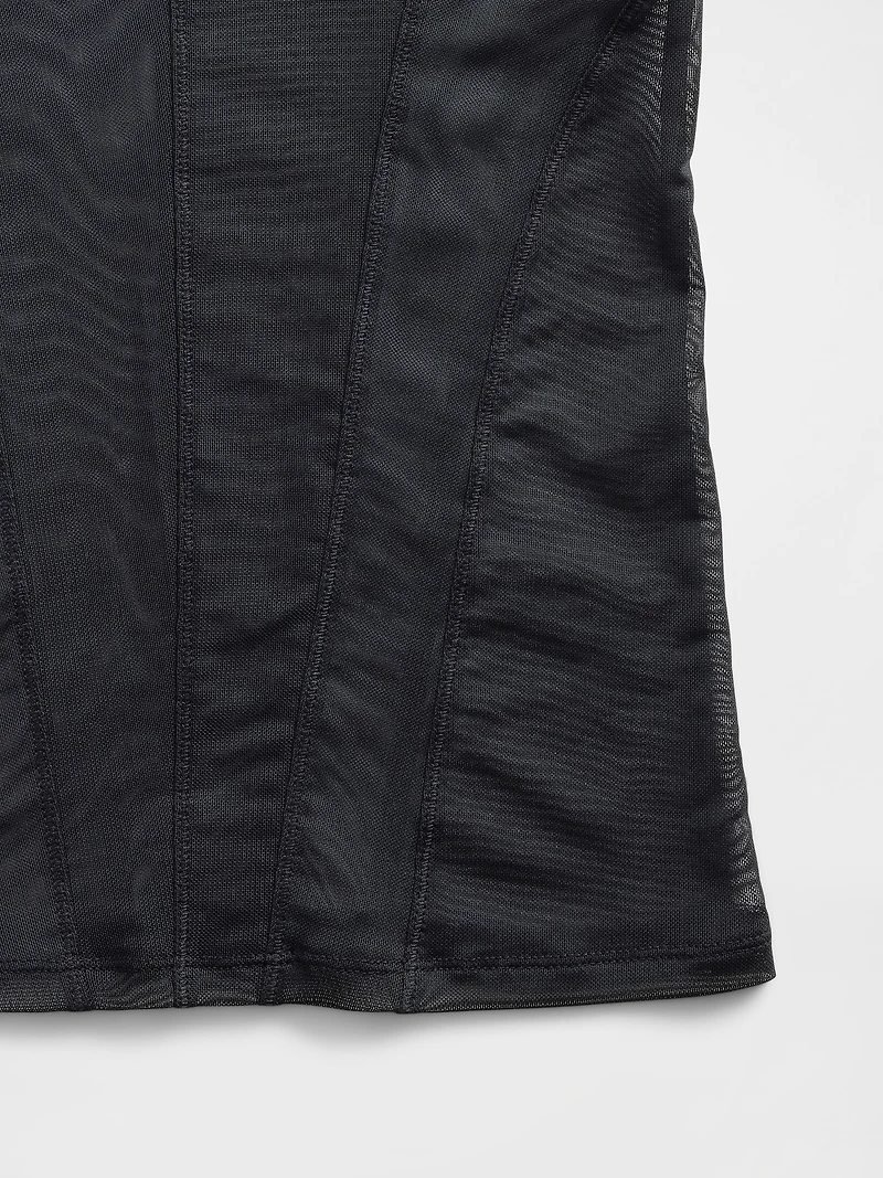 GapStudio Sheer Mesh Turtleneck