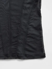 GapStudio Sheer Mesh Turtleneck