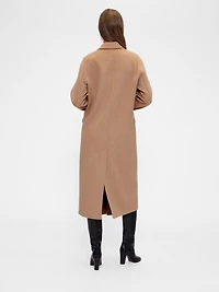 GapStudio Wool-Blend Double-Breasted Coat