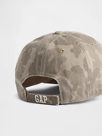 Kids Organic Cotton Camo Baseball Hat