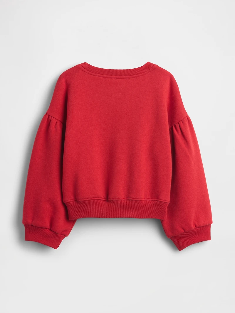 Gap × Disney Baby & Toddler VintageSoft Logo Bubble Sweatshirt