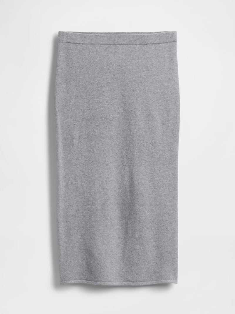 CashSoft Stretch Midi Skirt