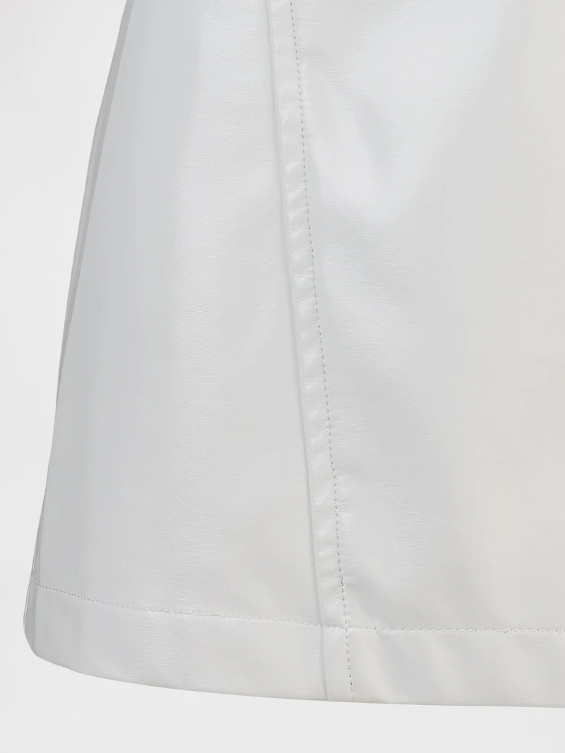 GapStudio Vegan Patent Leather Mini Dress