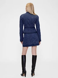 GapStudio Denim Tweed Fringe Jacket
