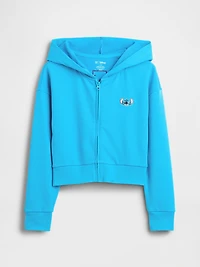 Lilo & Stitch Kids French Terry Crop Zip Hoodie