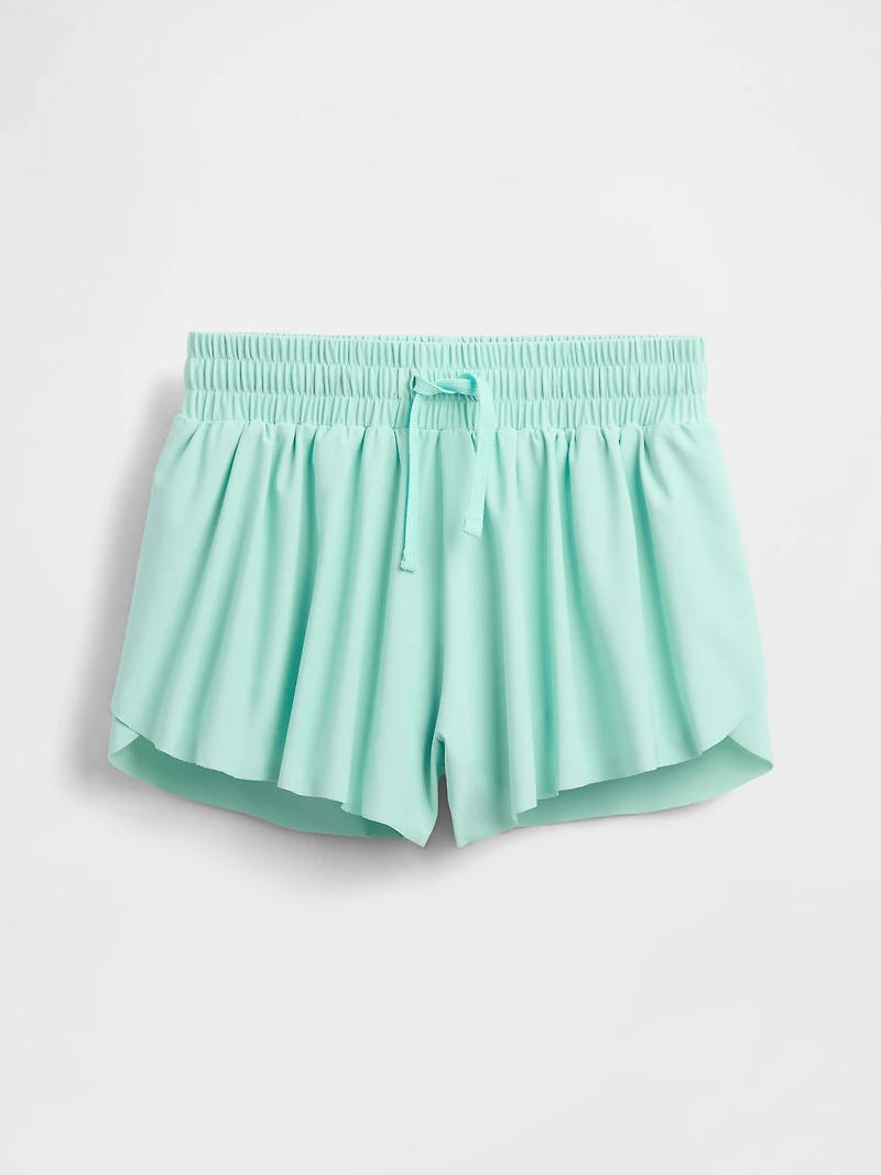 Kids Butterfly-Hem Run Shorts
