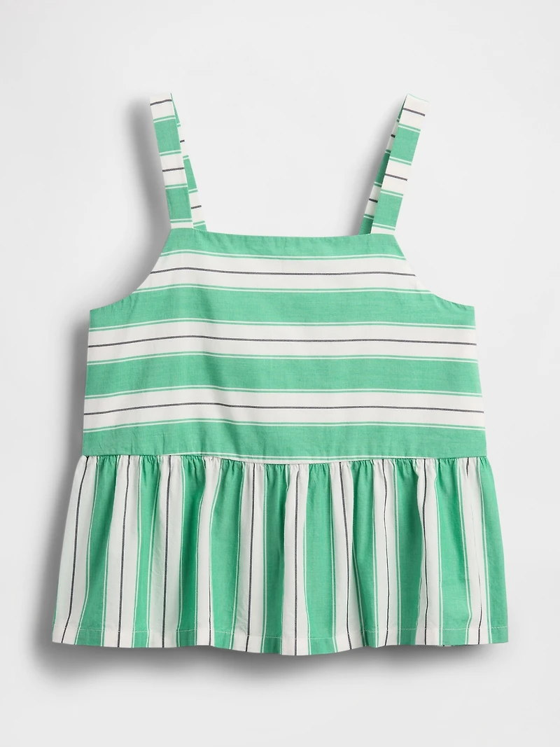 Kids Poplin Peplum Top