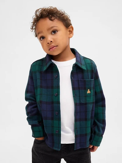 Baby & Toddler Plaid Button-Front Shirt