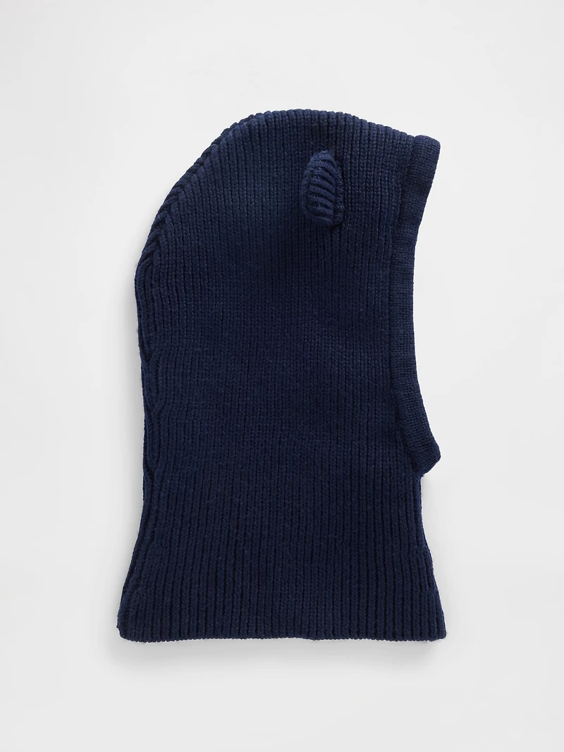 Toddler Knit Bear Hood