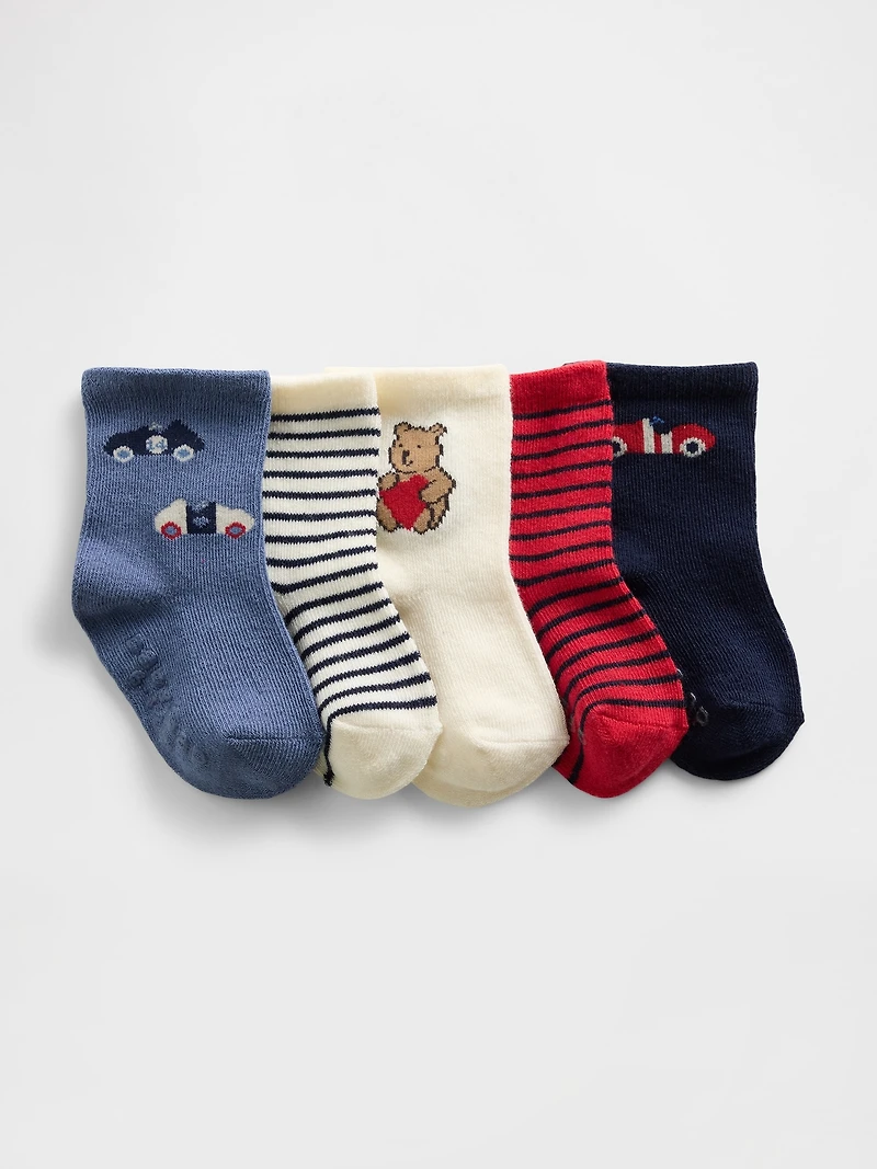 Baby Crew Socks (5-Pack