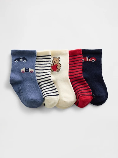 Baby Crew Socks (5-Pack