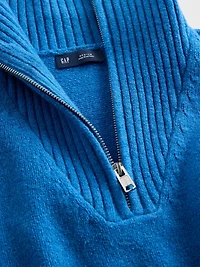 CashSoft Quarter-Zip Pullover Sweater