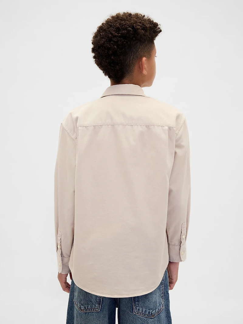 Kids Relaxed Corduroy Shirt