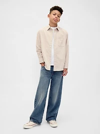 Kids Relaxed Corduroy Shirt
