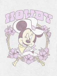 Toddler Minnie Mouse Howdy Floral Graphic T-Shirt