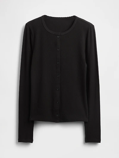 Pointelle Cardigan