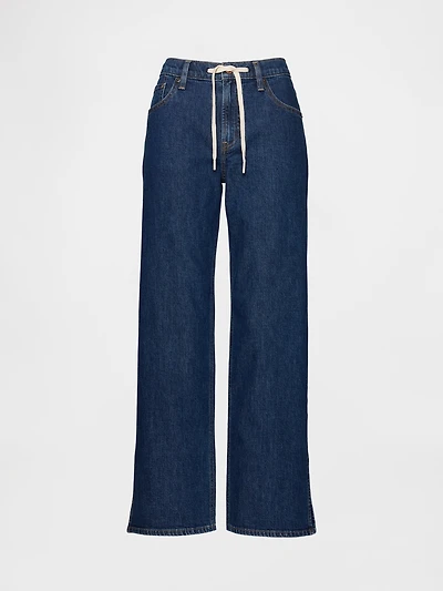 Low Rise Drawcord '90s Loose Jeans