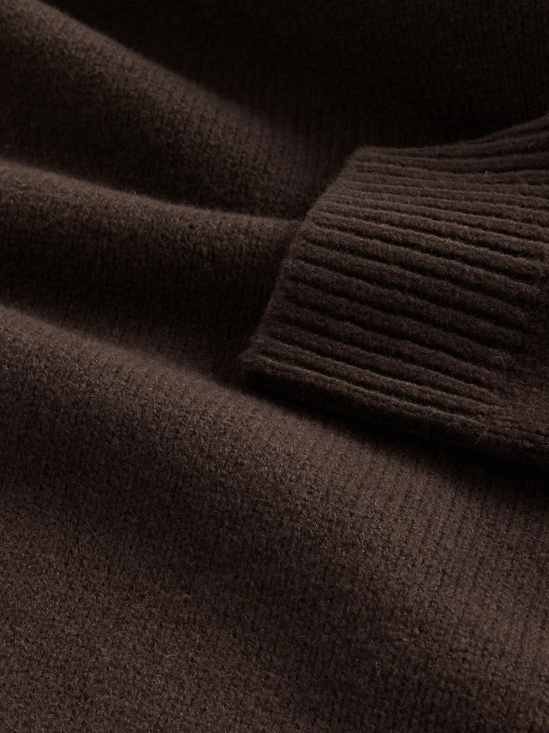 CashSoft Oversized V-Neck Sweater