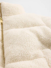 Kids Sherpa Puffer Jacket