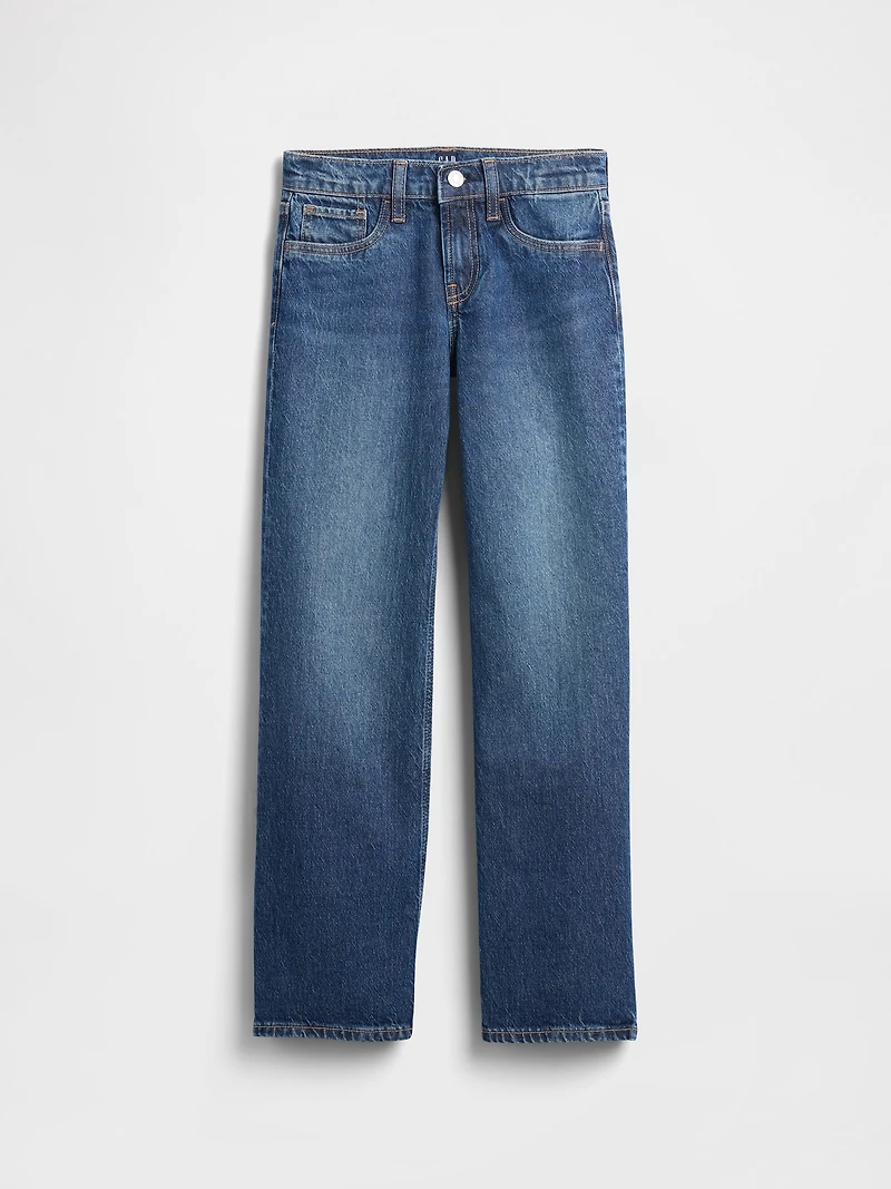 Kids Low Rise Straight Jeans