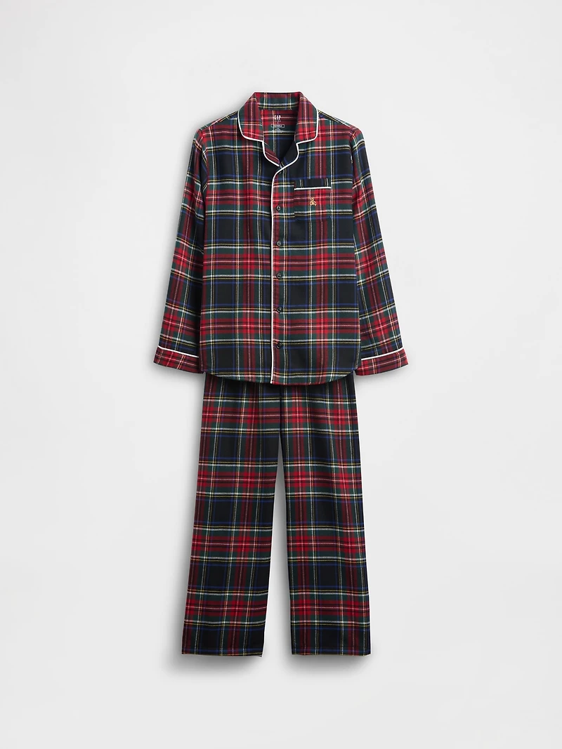 Kids Recycled Flannel PJ Set