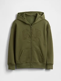 Kids VintageSoft Logo Zip Hoodie