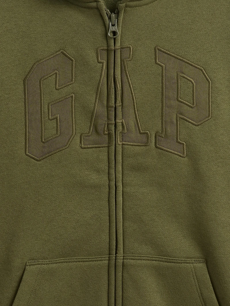 Kids VintageSoft Logo Zip Hoodie