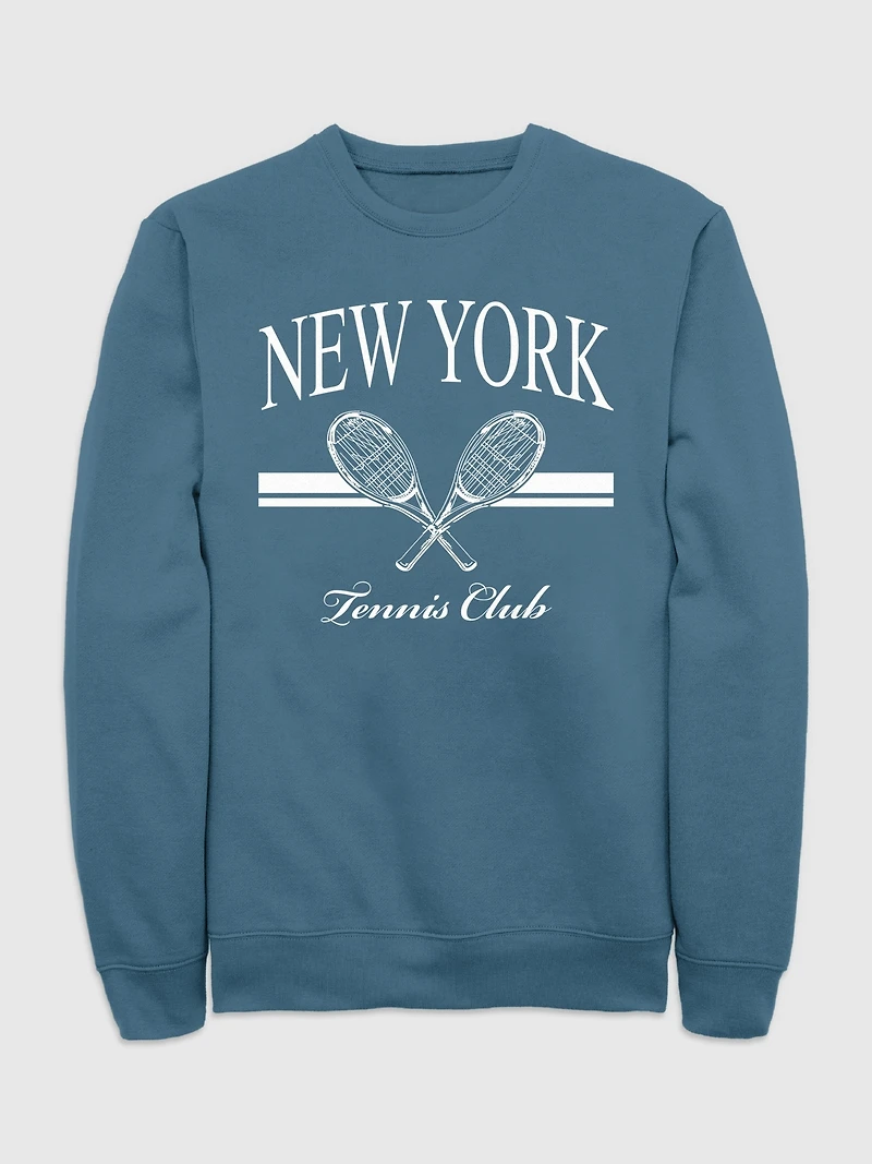 New York Tennis Club Graphic Crew Neck Sweatshirt