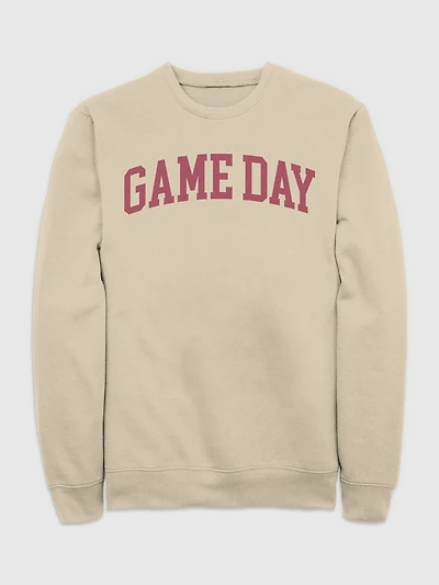 Game Day Graphic Crew Neck Sweatshirt