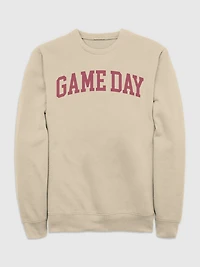 Game Day Graphic Crew Neck Sweatshirt
