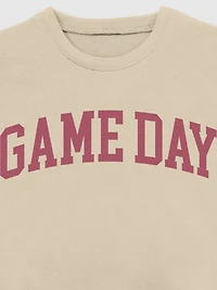 Game Day Graphic Crew Neck Sweatshirt