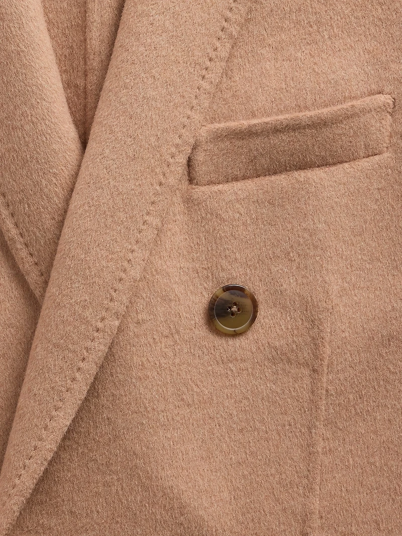 GapStudio Wool-Blend Double-Breasted Coat