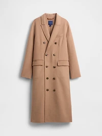 GapStudio Wool-Blend Double-Breasted Coat