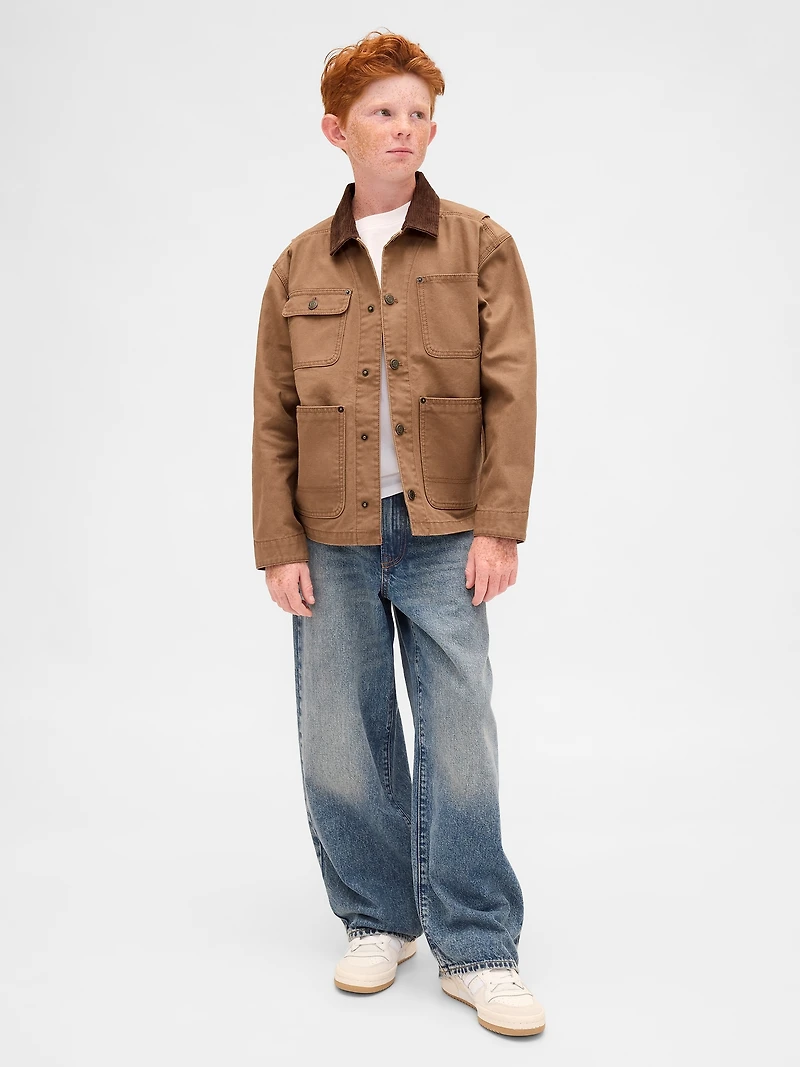 Kids Canvas Utility Jacket