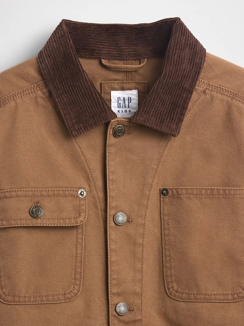 Kids Canvas Utility Jacket