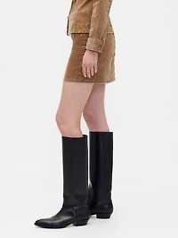 Corduroy Mini Skirt