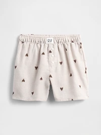 Kids Recycled Flannel PJ Boxer Shorts