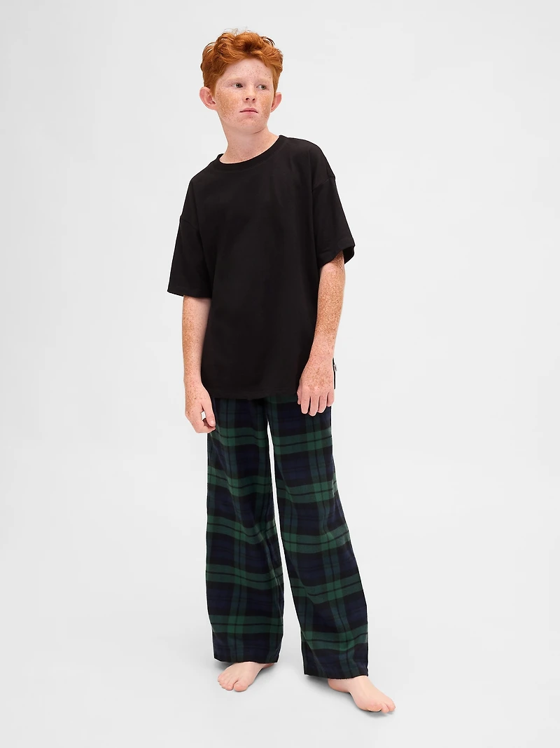 Kids Recycled Flannel PJ Pants