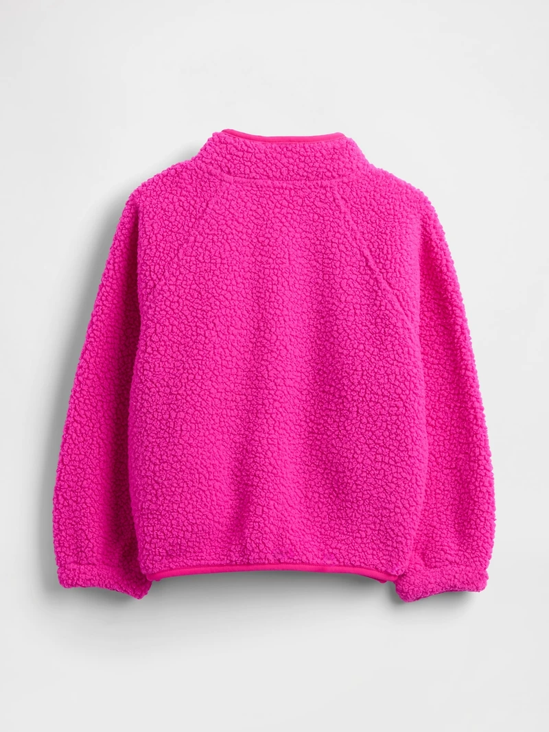 Baby & Toddler Sherpa Half-Zip Pullover