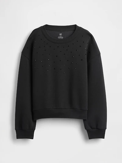 Kids Embellished Dolman Sweatshirt
