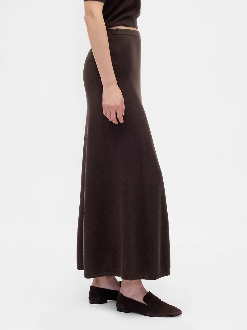 CashSoft Maxi Sweater Skirt