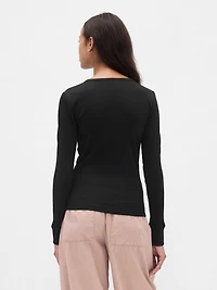 Modern Rib Henley T-Shirt